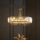 Endon 119611 - Candelabru VISCONTI cu lanț, 8xE14/6W/230V, alamă