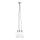 Endon 120648 - Lustră suspendată pe cablu 3xE27/10W/230V, alamă