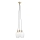 Endon 120656 - Lustră suspendată pe cablu 3xE27/10W/230V alamă