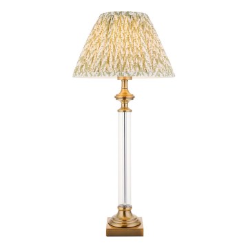 Endon 122515 - Lampă de masă AVEBURY 1xE27/10W/230V alamă/verde
