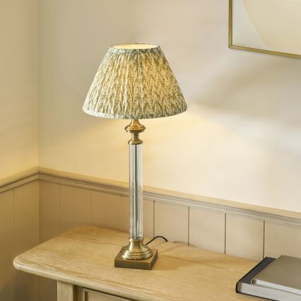 Endon 122515 - Lampă de masă AVEBURY 1xE27/10W/230V alamă/verde