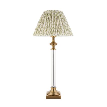 Endon 122515 - Lampă de masă AVEBURY 1xE27/10W/230V alamă/verde