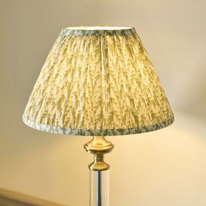 Endon 122515 - Lampă de masă AVEBURY 1xE27/10W/230V alamă/verde