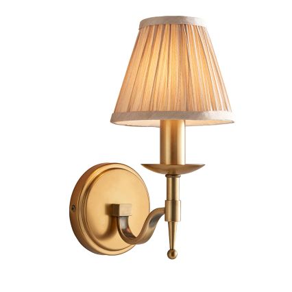 Endon 63653 - Lampă de perete STANFORD 1xE14/40W/230V alamă/bej