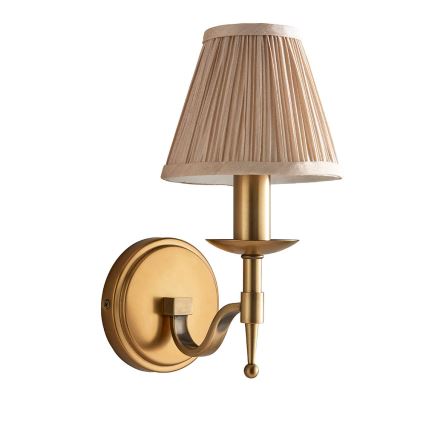 Endon 63653 - Lampă de perete STANFORD 1xE14/40W/230V alamă/bej