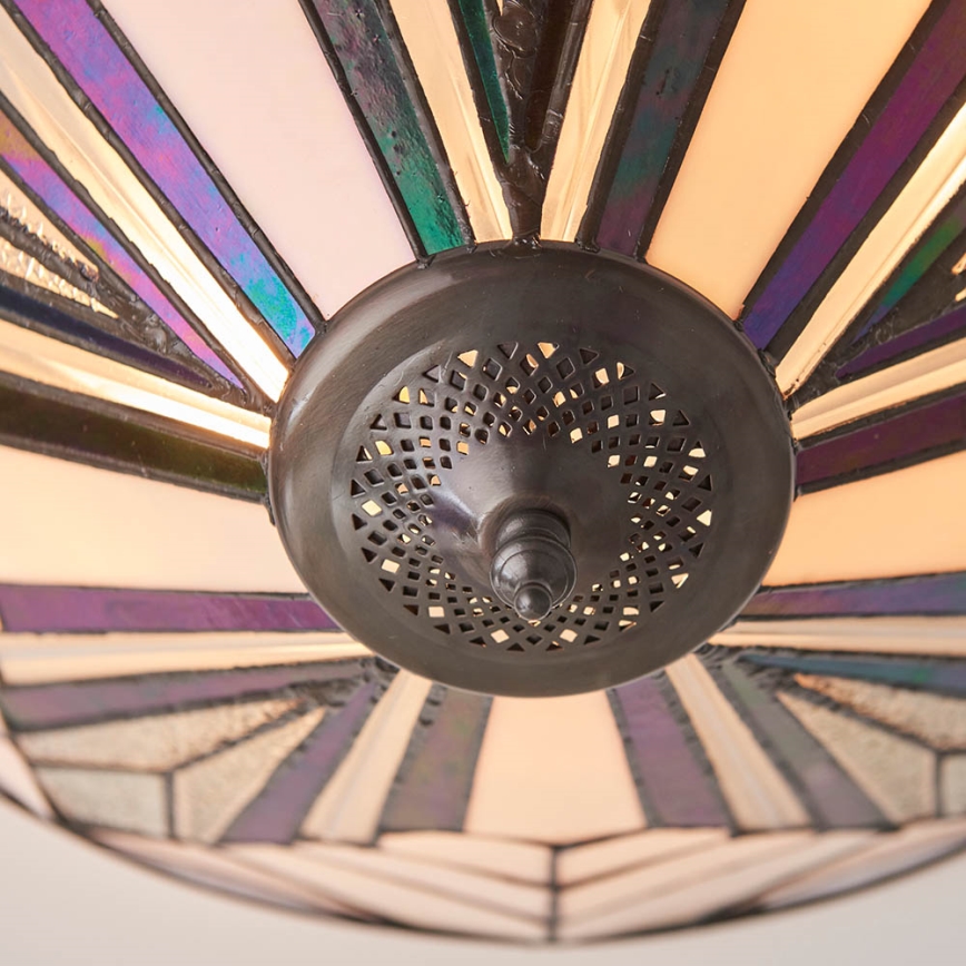 Endon 63935 - Plafonieră Tiffany ASTORIA, 2xE27/60W/230V, Ø 48 cm