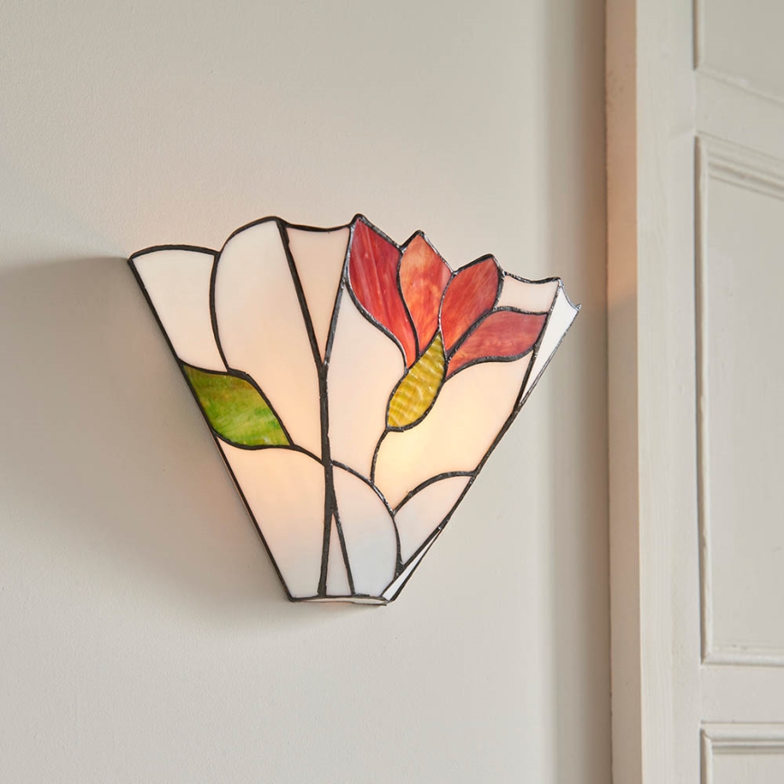 Endon 63964 - Aplica de perete Tiffany BOTANICA 1xE14/40W/230V