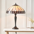 Endon 63982 - Lampă de masă Tiffany BROOKLYN 1xE27/60W/230V Ø 40 cm