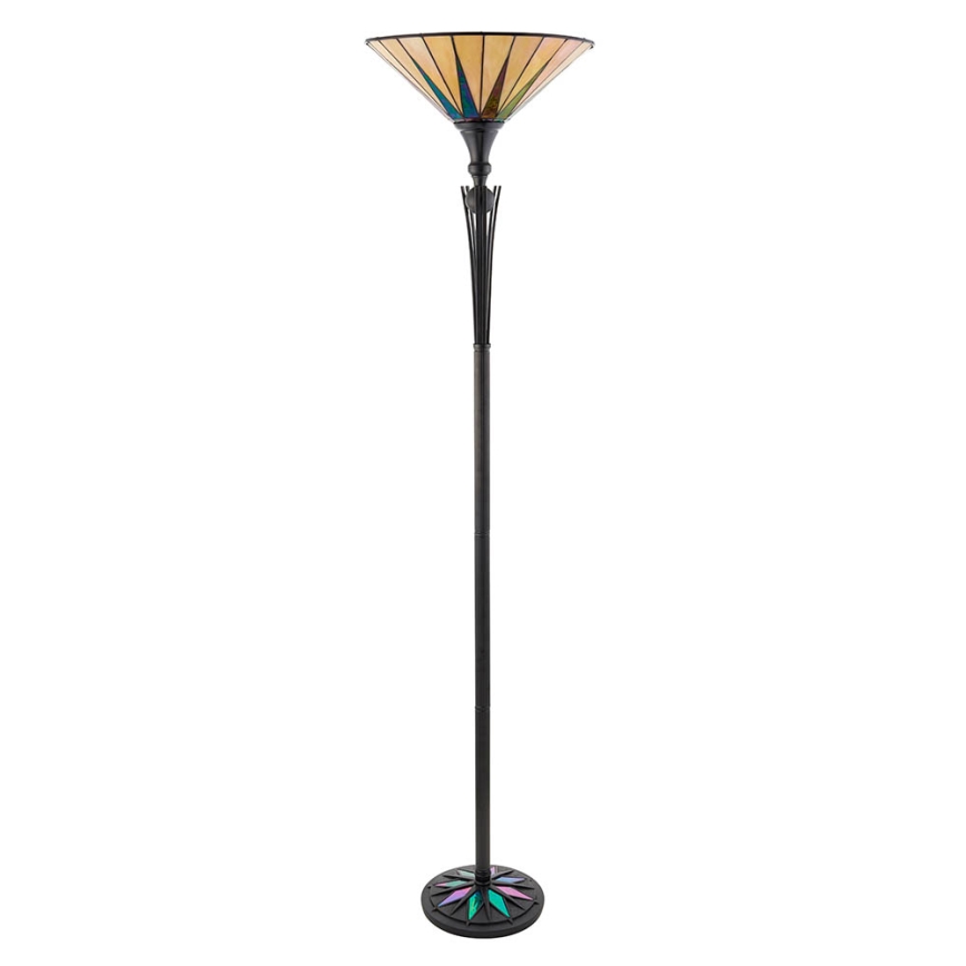 Endon 64042 - Lampă de podea Tiffany DARK STAR 1xE27/60W/230V Ø 42 cm