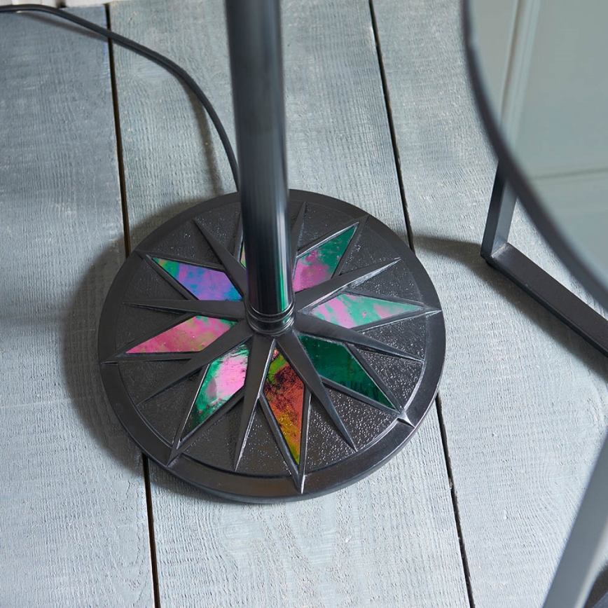 Endon 64042 - Lampă de podea Tiffany DARK STAR 1xE27/60W/230V Ø 42 cm