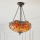 Endon 64076 - Lustru suspendat pe lanț Tiffany DRAGONFLY 3xE27/60W/230V Ø 41 cm