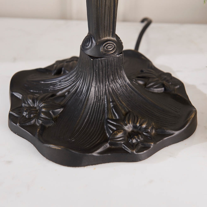 Endon 64086 - Lampă de masă Tiffany DRAGONFLY 2xE27/60W/230V Ø 30 cm