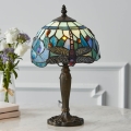 Endon 64088 - Lampă de masă Tiffany DRAGONFLY 1xE14/7W/230V Ø 20 cm