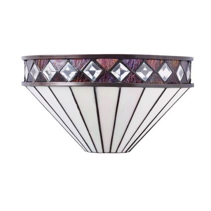 Endon 64149 - Aplică de perete Tiffany FARGO, 1xE14/40W/230V