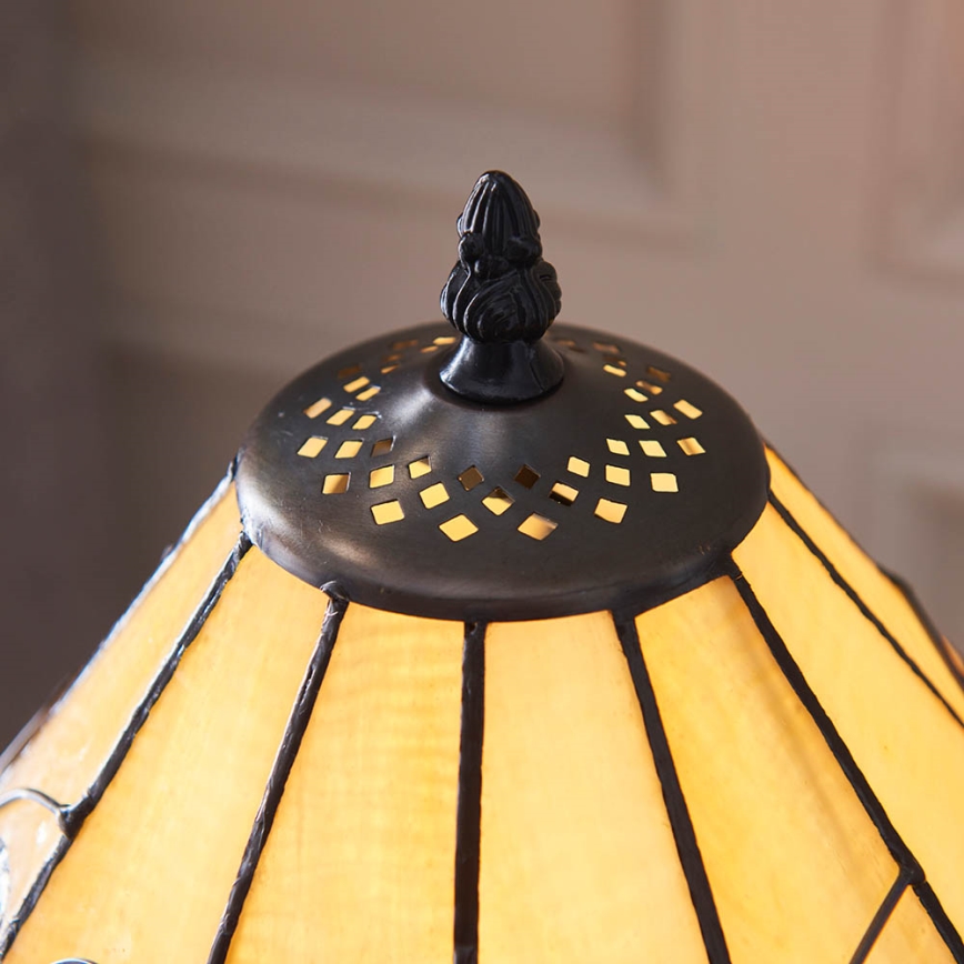 Endon 64195 - Lampă de masă Tiffany JAMELIA 1xE27/60W/230V, Ø 31 cm