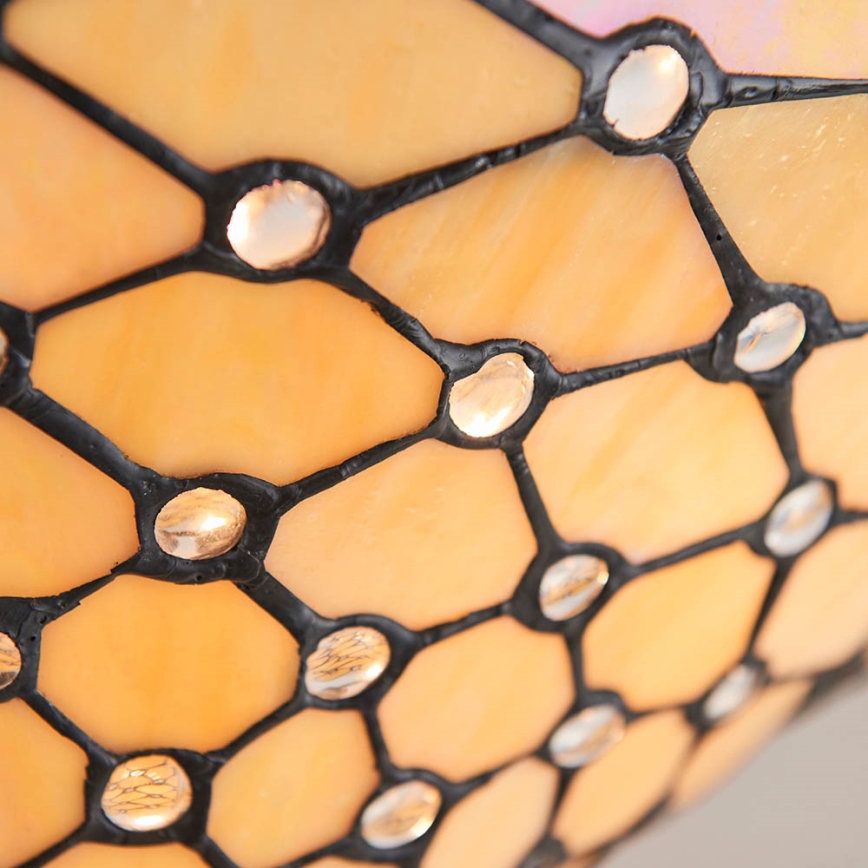 Endon 64300 - Lustră aplicată Tiffany PEARL 3xE27/60W/230V Ø 37 cm