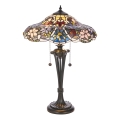 Endon 64326 - Lampă de masă Tiffany SULLIVAN 2xE27/60W/230V Ø 40 cm