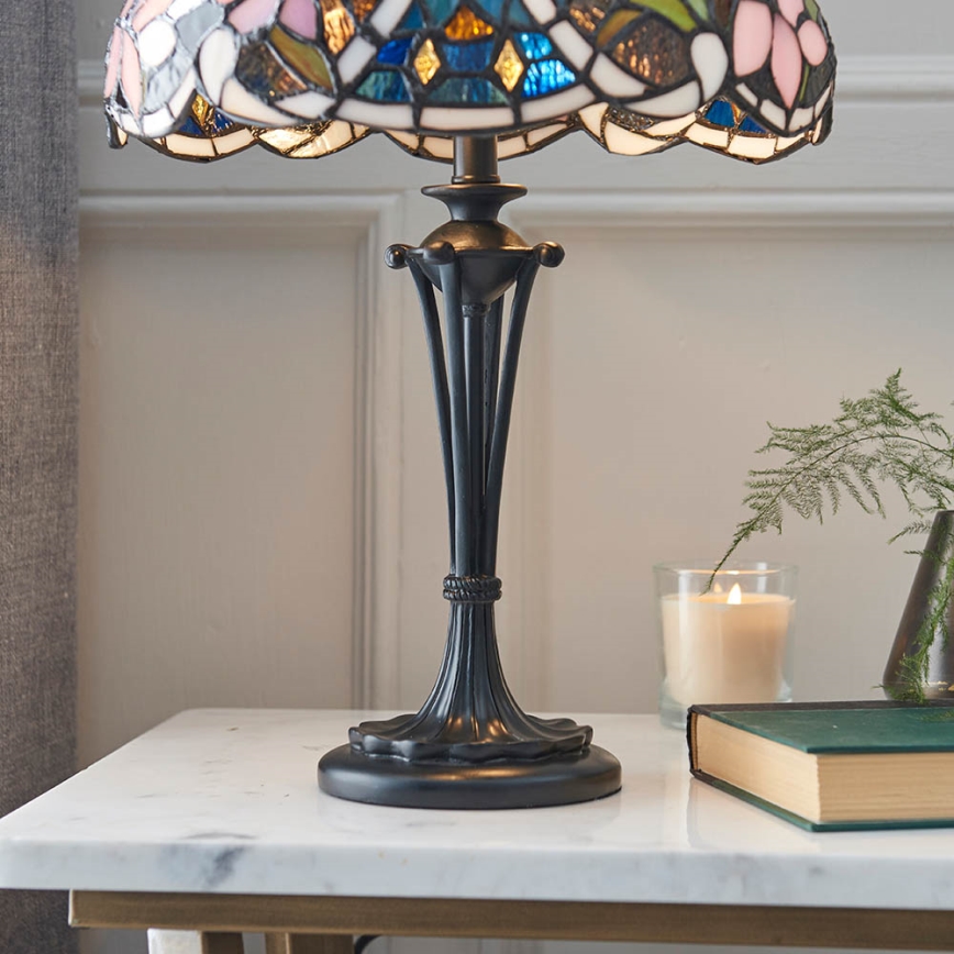 Endon 64327 - Lampă de masă Tiffany SULLIVAN, 2xE14/40W/230V, diametru 30 cm
