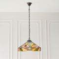Endon 64384 - Lustră cu lanț Tiffany WILLOW 3xE27/60W/230V