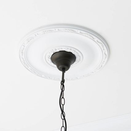 Endon 64385 - Candelabru pe lanț Tiffany WILLOW 1xE27/60W/230V Ø 35 cm