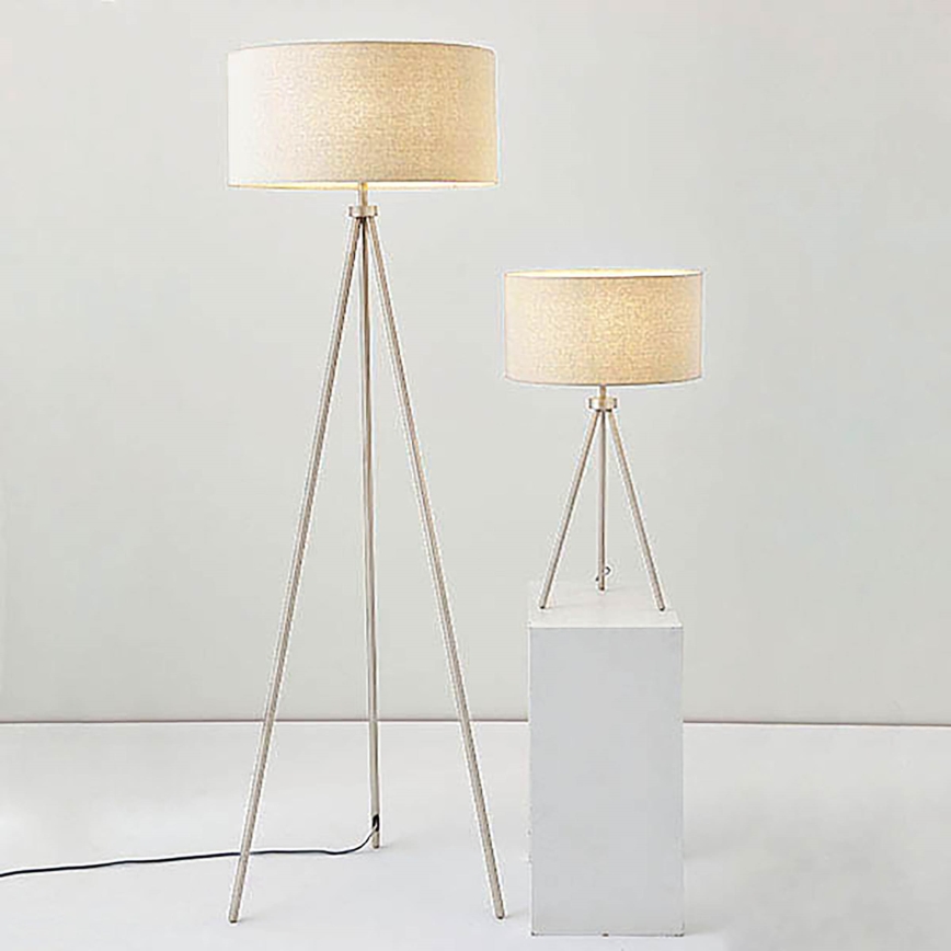 Endon 66986 - Lampă de masă TRI 1xE27/40W/230V crom mat/crem