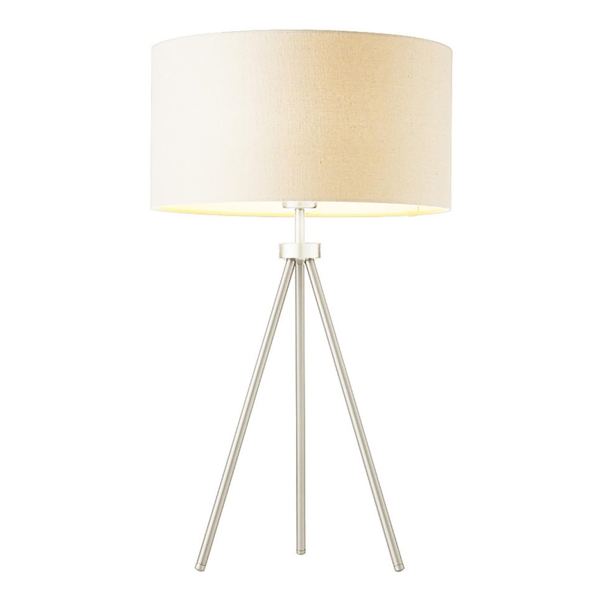 Endon 66986 - Lampă de masă TRI 1xE27/40W/230V crom mat/crem