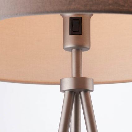 Endon 66987 - Lampă de podea TRI 1xE27/60W/230V, bej