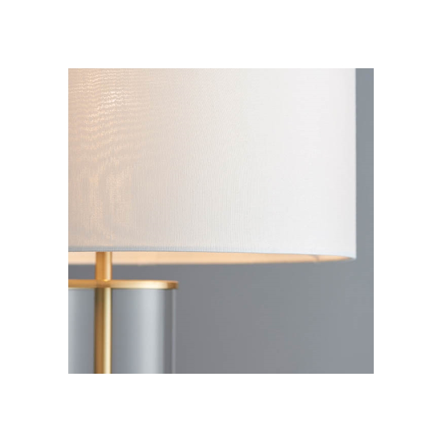 Endon 68802 - Lampă de masă tactilă cu dimmer LESSINA 1xE27/10W/230V aurie/albă