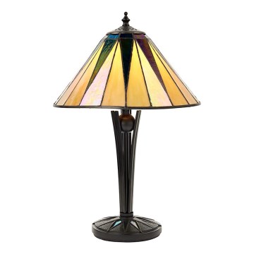 Endon 70367 - Lampă de masă Tiffany DARK STAR 1xE14/40W/230V Ø 30 cm