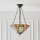 Endon 70750 - Lustră cu lanț Tiffany HECTOR 3xE27/60W/230V Ø 40 cm