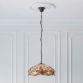 Endon 70824 - Lustru suspendat pe lanț Tiffany DRAGONFLY 3xE27/60W/230V, diametru 41 cm
