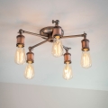Endon 76336 - Corp de iluminat cu spoturi HAL 5xE27/40W/230V crom mat/cupru