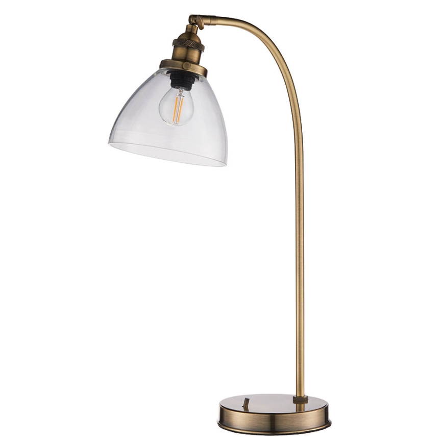 Endon 77859 - Lampă de masă HANSEN 1xE14/40W/230V, alamă