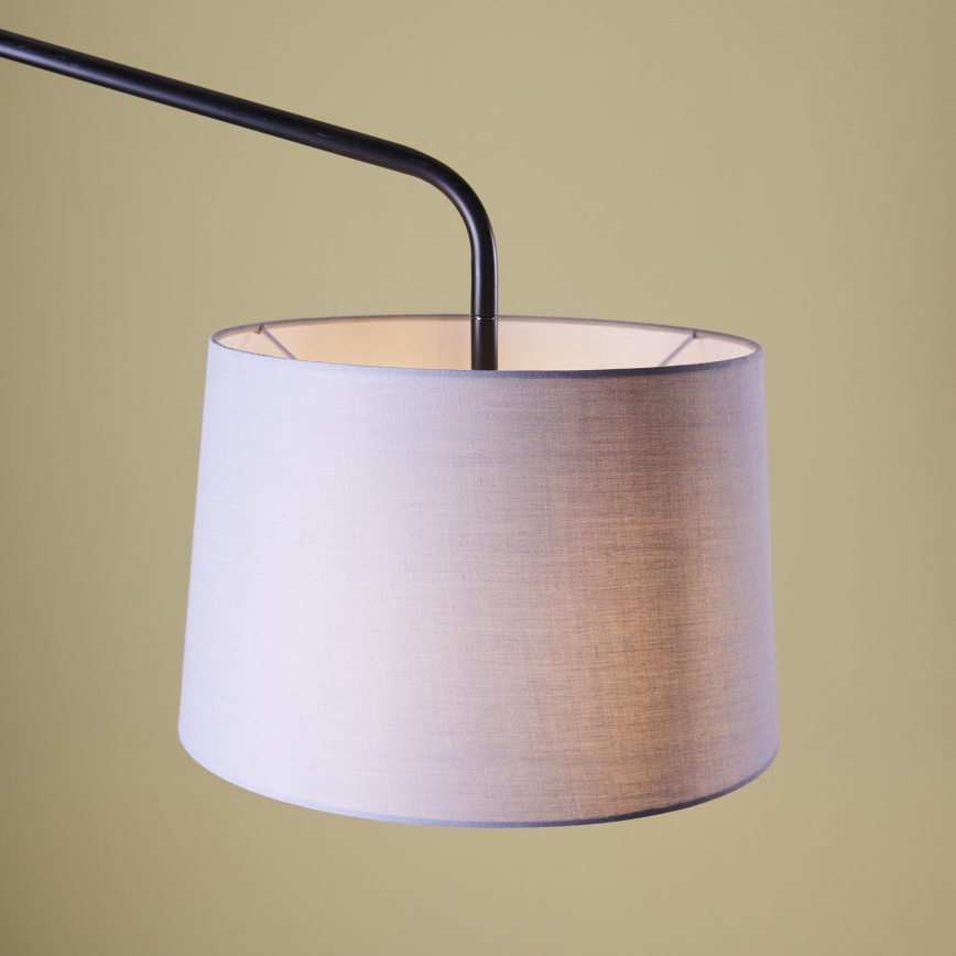 Endon 79380 - Aplică de perete CARLSON 1xE27/40W/230V gri/negru