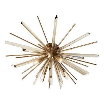 Endon 81937 - Plafonieră cu 4xE14/40W/230V, Ø 80 cm, aurie