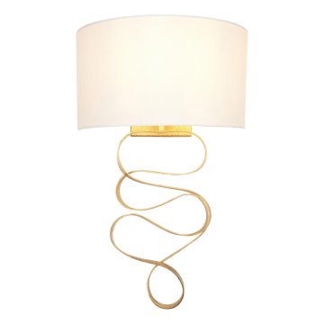 Endon 82070 - Aplica de perete 1xE27/10W/230V alb/alamă