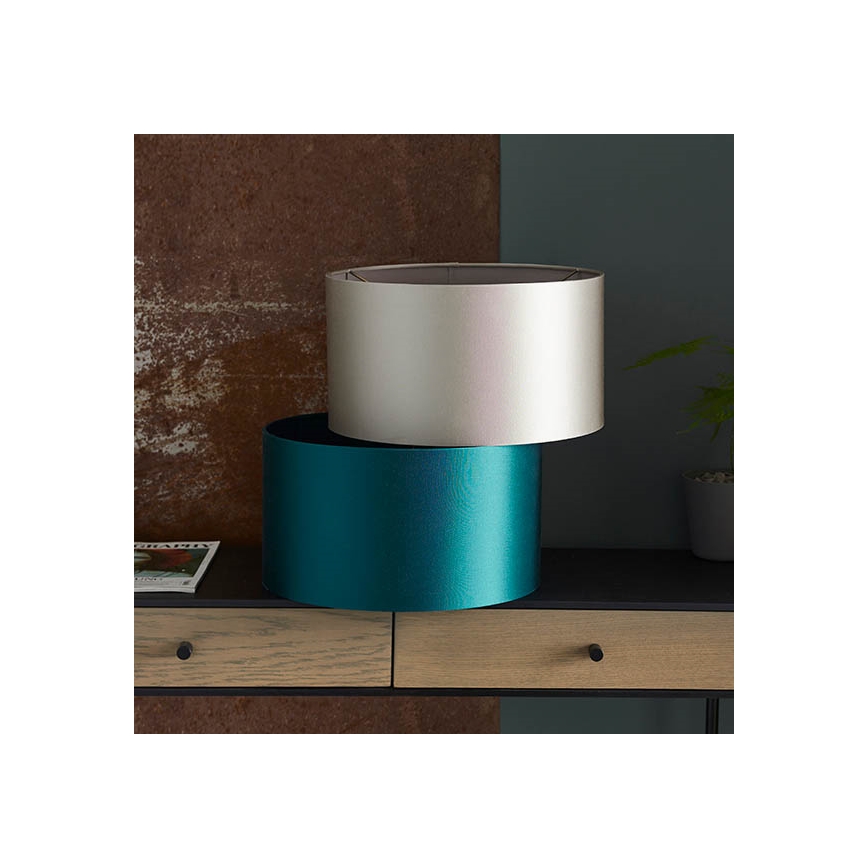 Endon 90024 - Abajur de schimb pentru lampă de masă cu soclu E27, diametru 38 cm, gri