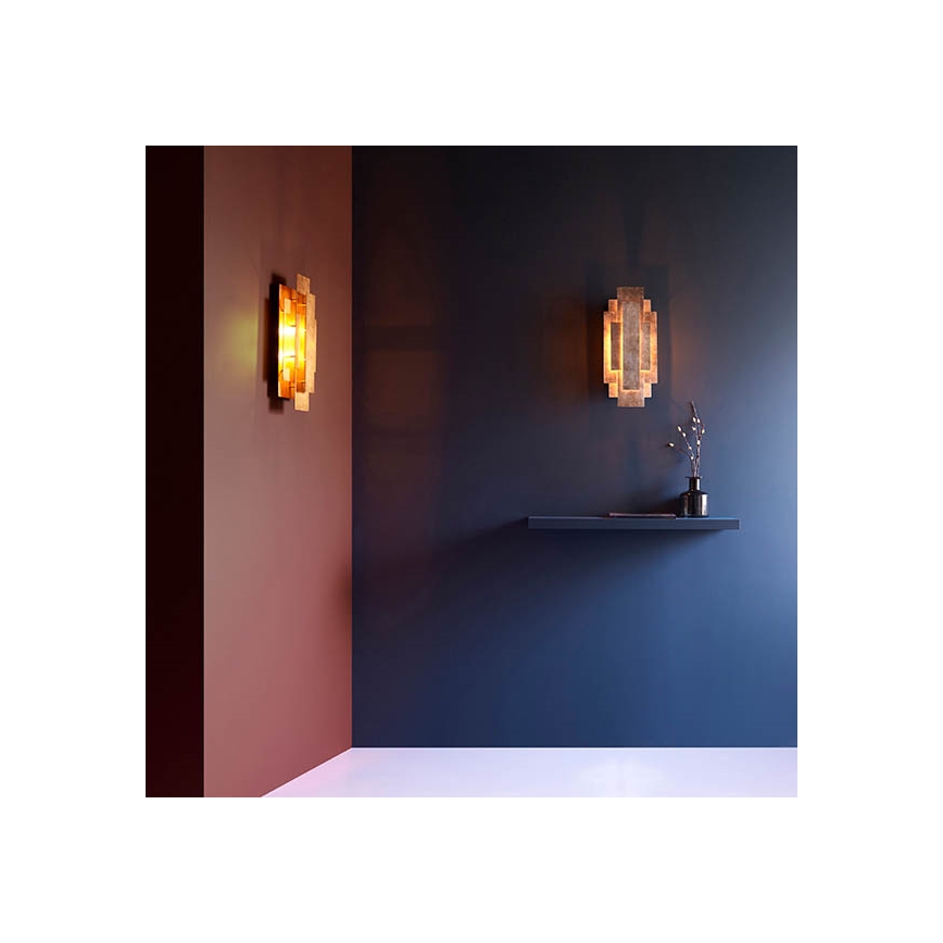 Endon 90451 - Aplica de perete ALZARE, 2 x G9, 3 W, 230 V, patină albă