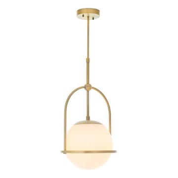 Endon 90844 - Lustră pe tijă ONTARIO 1xE27/10W/230V alamă