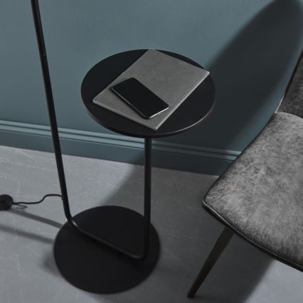 Endon 92301 - Lampadar LANDIS 1xE27/10W/230V negru