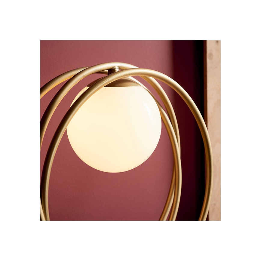 Endon 92491 - Lampă de masă EMILIO, 1xG9/3W/230V, aurie/albă