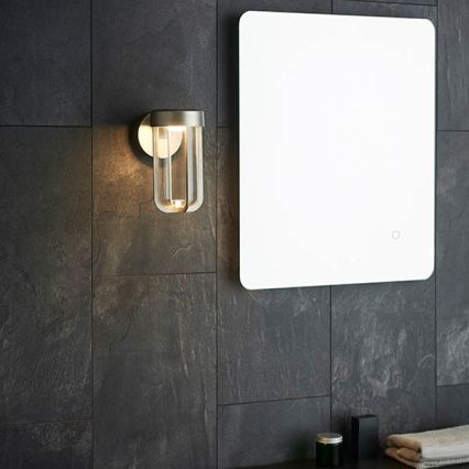 Endon 92782 - Aplica LED de perete pentru baie, 8W, 230V, IP44, 2700K, crom mat