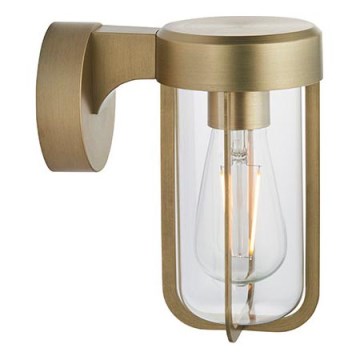Endon 92855 - Aplica de perete pentru baie, 1x soclu E27, 6W, 230V, IP44, finisaj din alamă