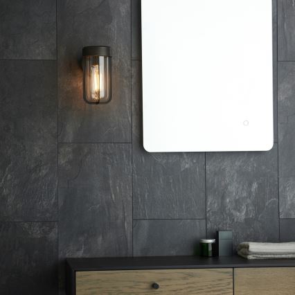 Aplică de perete pentru baie Endon 92857 - 1xE27/6W/230V IP44, bronz/negru