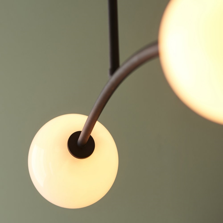 Endon 92940 - Lustră pe tijă BALANCE 4xG9/3W/230V negru/alb