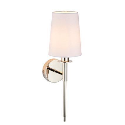 Endon 92949 - Lampă de perete, 1xE14/6W/230V, alb/crom lucios