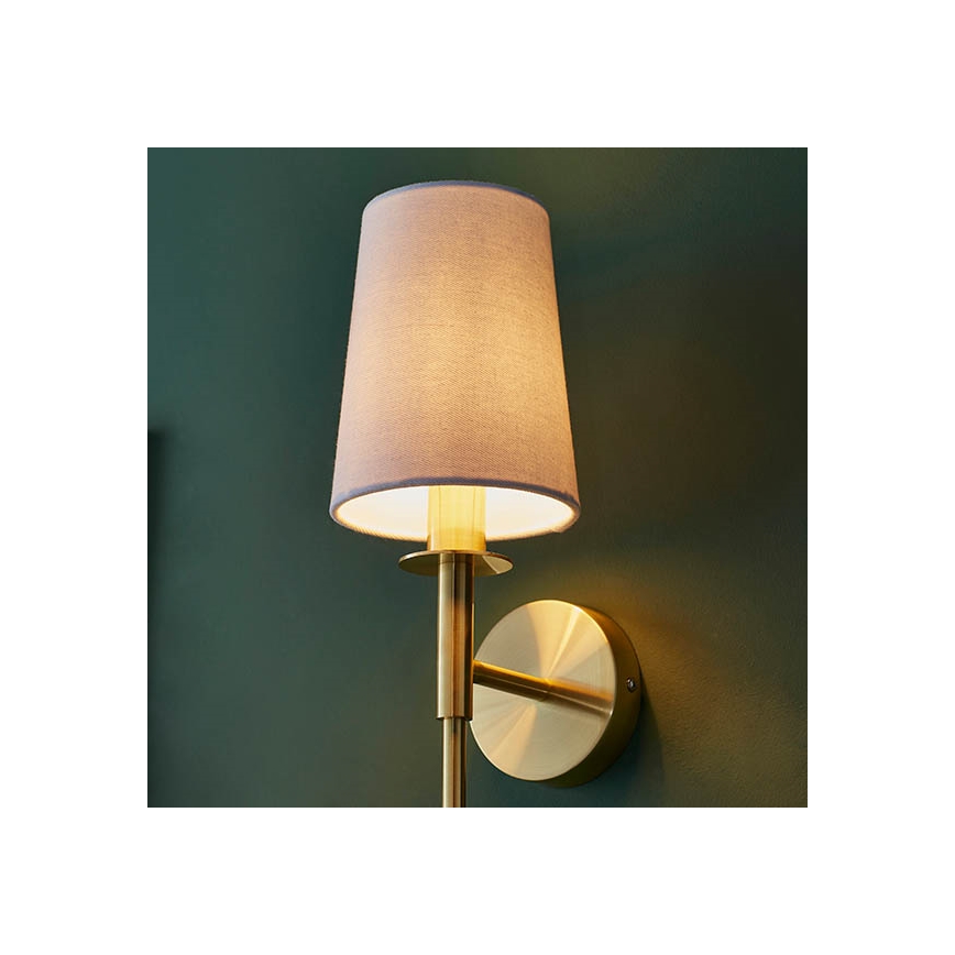 Endon 92955 - Lampă de perete 1xE14/6W/230V alb/auriu