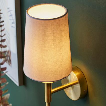 Endon 92955 - Lampă de perete 1xE14/6W/230V alb/auriu