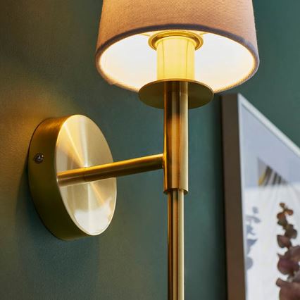 Endon 92955 - Lampă de perete 1xE14/6W/230V alb/auriu