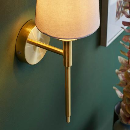 Endon 92955 - Lampă de perete 1xE14/6W/230V alb/auriu